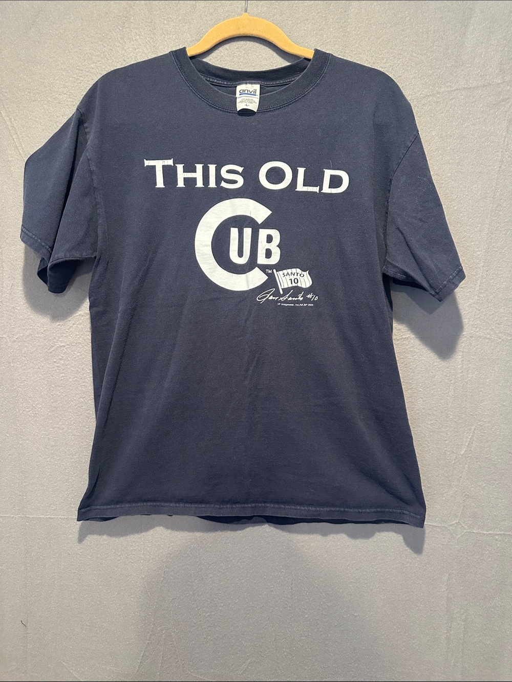 Anvil Navy 'This Old Cub' Short Sleeve Graphic Tee